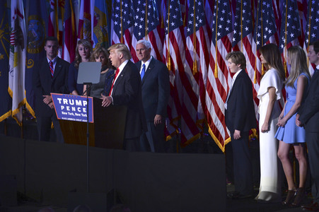 Trump Wahlsiegparty in New York