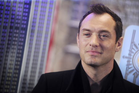 Jude Law bei der IIllumination des Empire State Buildings in New York