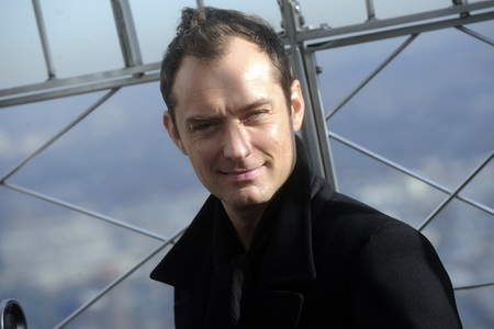 Jude Law bei der IIllumination des Empire State Buildings in New York