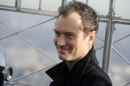 Jude Law bei der IIllumination des Empire State Buildings in New York