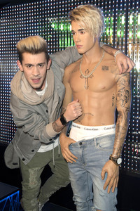 Enthüllung der Justin Bieber Wachsfigur bei Madame Tussauds Berlin