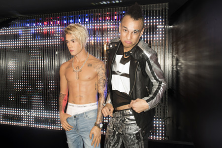 Enthüllung der Justin Bieber Wachsfigur bei Madame Tussauds Berlin