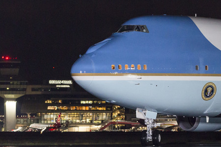 Ankunft von Barack Obama in Berlin