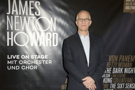 Pressetermin mit James Newton Howard in Berlin