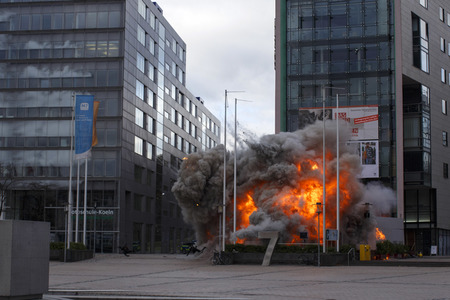 Dreharbeiten zu 'Alarm für Cobra 11' in Köln