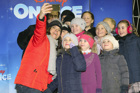 Fototermin mit Katarina Witt in Berlin