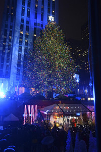 Rockefeller Center Christmas Tree Lighting Ceremony 2016