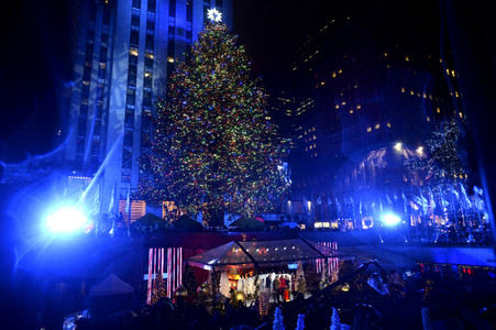 Rockefeller Center Christmas Tree Lighting Ceremony 2016