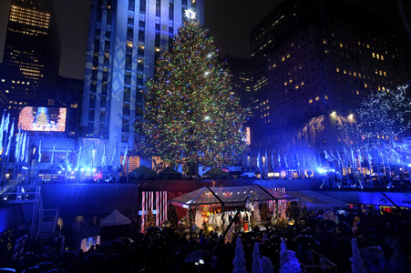 Rockefeller Center Christmas Tree Lighting Ceremony 2016