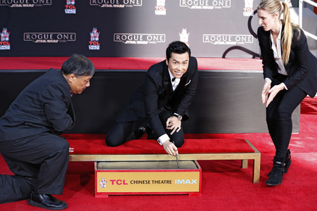 Hand and Footprint Ceremony mit Donnie Yen in Los Angeles