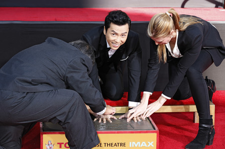Hand and Footprint Ceremony mit Donnie Yen in Los Angeles