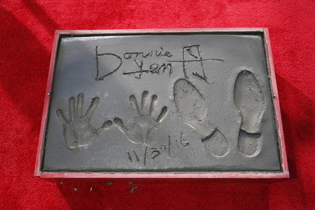 Hand and Footprint Ceremony mit Donnie Yen in Los Angeles