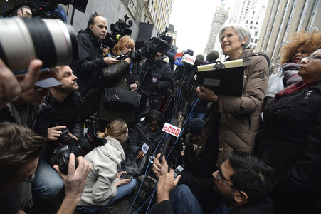 Jill Stein Pressekonferenz in New York