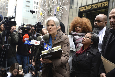 Jill Stein Pressekonferenz in New York