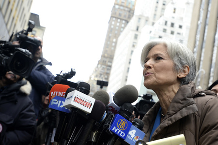 Jill Stein Pressekonferenz in New York