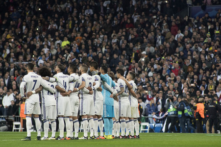 Champions League Match Real Madrid vs Borussia Dortmund in Madrid