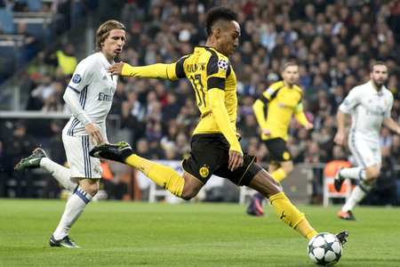 Champions League Match Real Madrid vs Borussia Dortmund in Madrid
