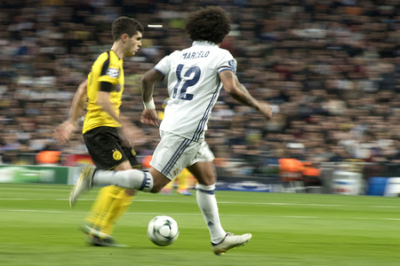 Champions League Match Real Madrid vs Borussia Dortmund in Madrid
