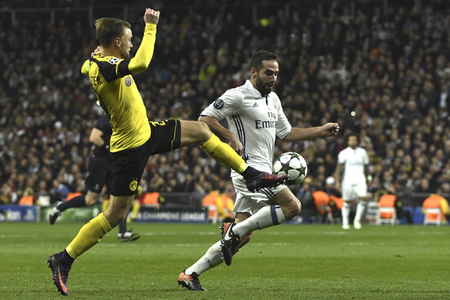 Champions League Match Real Madrid vs Borussia Dortmund in Madrid