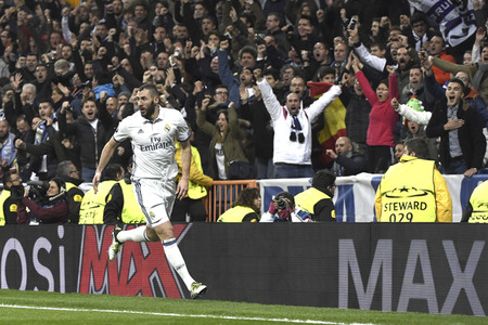 Champions League Match Real Madrid vs Borussia Dortmund in Madrid