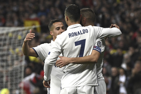 Champions League Match Real Madrid vs Borussia Dortmund in Madrid