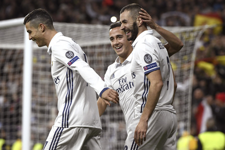 Champions League Match Real Madrid vs Borussia Dortmund in Madrid