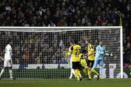 Champions League Match Real Madrid vs Borussia Dortmund in Madrid