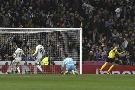 Champions League Match Real Madrid vs Borussia Dortmund in Madrid