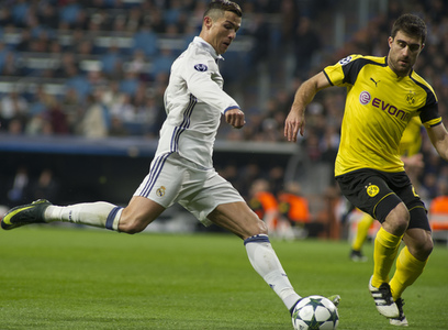 Champions League Match Real Madrid vs Borussia Dortmund in Madrid
