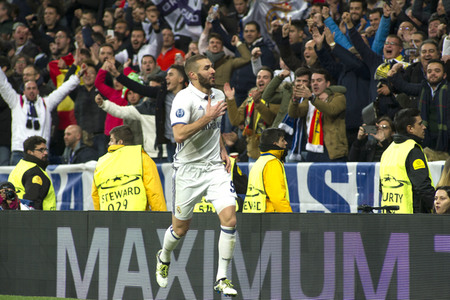 Champions League Match Real Madrid vs Borussia Dortmund in Madrid