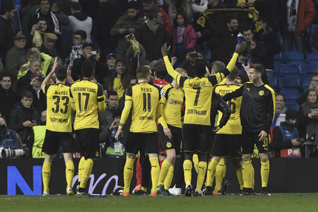 Champions League Match Real Madrid vs Borussia Dortmund in Madrid