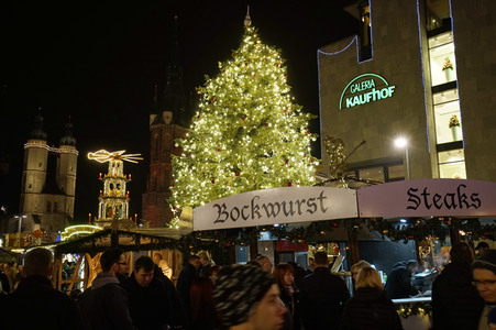 Weihnachtsmarkt in Halle
