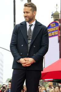 Ryan Reynolds erhält einen Stern auf dem Hollywood Walk of Fame in Los Angeles