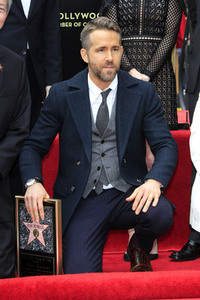 Ryan Reynolds erhält einen Stern auf dem Hollywood Walk of Fame in Los Angeles