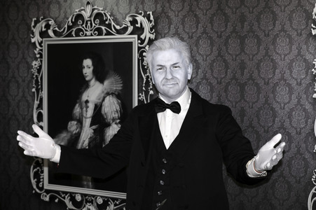 Enthüllung des 'Dinner for One' Sets bei Madame Tussauds Berlin