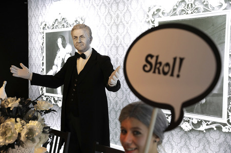 Enthüllung des 'Dinner for One' Sets bei Madame Tussauds Berlin