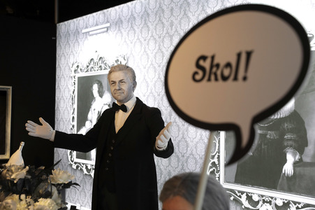Enthüllung des 'Dinner for One' Sets bei Madame Tussauds Berlin