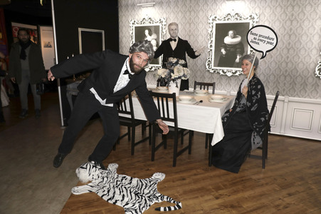 Enthüllung des 'Dinner for One' Sets bei Madame Tussauds Berlin