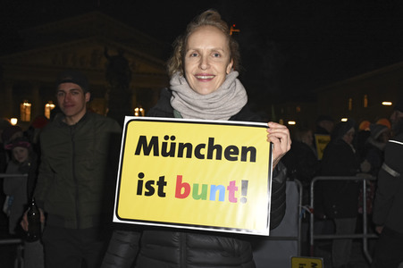 Kundgebung 'Wir sind alle von wo!' in München