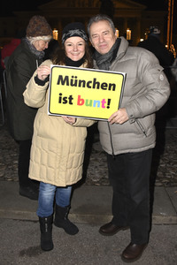 Kundgebung 'Wir sind alle von wo!' in München