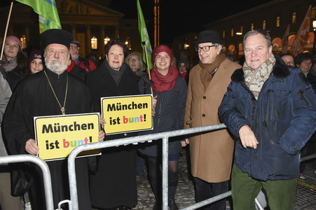 Kundgebung 'Wir sind alle von wo!' in München