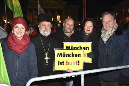 Kundgebung 'Wir sind alle von wo!' in München
