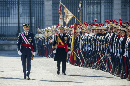 Militärparade 'Pascua Militar' in Madrid