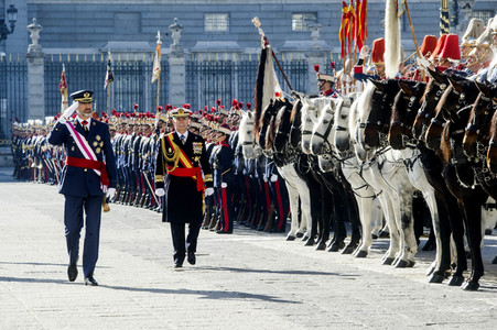 Militärparade 'Pascua Militar' in Madrid