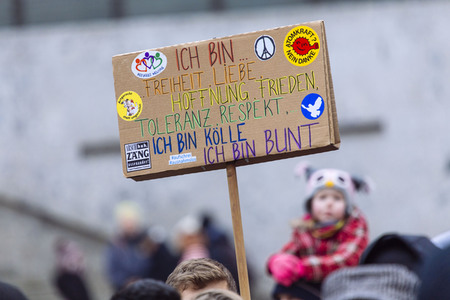 Rechte Demo in Köln