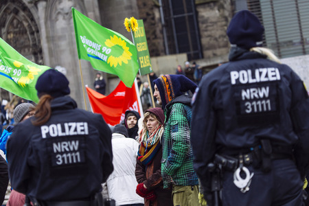 Rechte Demo in Köln