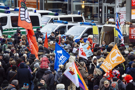 Rechte Demo in Köln