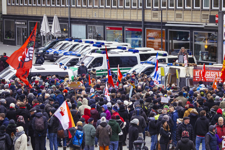 Rechte Demo in Köln