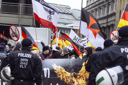 Rechte Demo in Köln