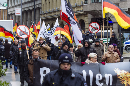 Rechte Demo in Köln